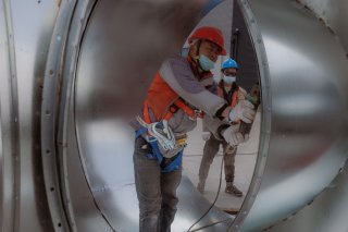 Le dernier relevé laisse augurer un retour de croissance pour l'industrie de l'Empire du Milieu. (archive) KEYSTONE/EPA/ALEX PLAVEVSKI